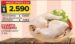 Carrefour Cuarto trasero congelado oferta