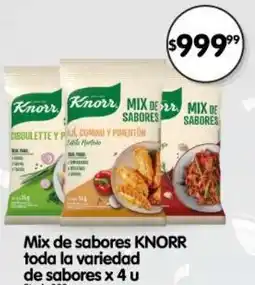 Supermercados Buenos Días Knorr mix de sabores toda la variedad de sabores oferta