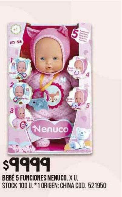 Nenuco discount cinco funciones