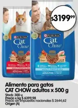Supermercados Buenos Días Cat chow alimento para gatos adultos oferta