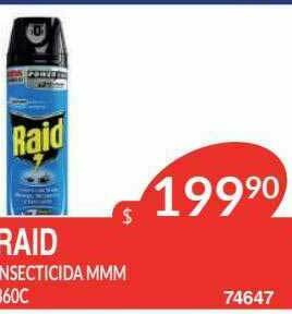Masivos Raid Insecticida Mmm oferta