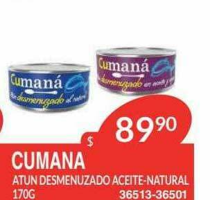 Masivos Cumana Atun Desmenuzado Aceite Natural oferta