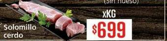 Supermercados Aiello Solomillo Cerdo oferta