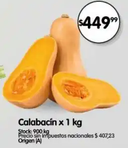 Supermercados Buenos Días Calabacín oferta
