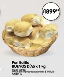 Supermercados Buenos Días Buenos días pan bollito oferta