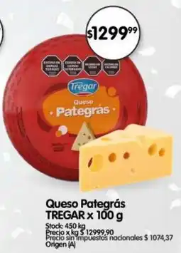 Supermercados Buenos Días Tregar queso pategrás oferta