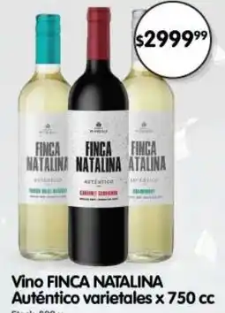 Supermercados Buenos Días Finca natalina vino auténtico varietales oferta