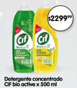 Supermercados Buenos Días Cif detergente concentrado bio active oferta