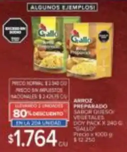 Carrefour Arroz preparado sabor queso vegetales oferta
