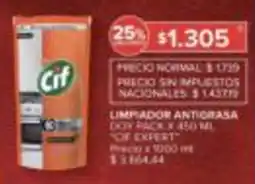 Carrefour Cif limpiador anticrasa oferta