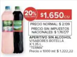 Carrefour Terma aperitivo sin alcohol oferta