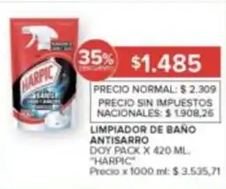Carrefour Harpic limpiador de baño antisarro oferta