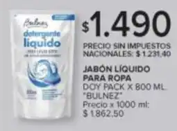 Carrefour Bulnez jabón líquido para ropa oferta