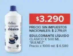 Carrefour Bulnez edulcorante líquido oferta