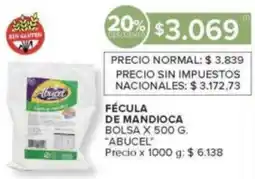 Carrefour Abucel fécula de mandioca oferta