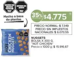 Carrefour Not Chicken nuggets oferta