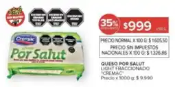 Carrefour Cremac queso por salut oferta
