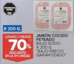 Carrefour Jamon cocido feteado oferta