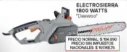 Carrefour Daewoo electrosierra oferta