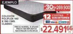Carrefour Colchon poliflex classic oferta
