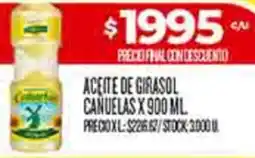 Supermercados DIA Aceite de girasol canuelas oferta