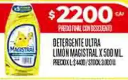 Supermercados DIA Magistral detergente ultra limon oferta