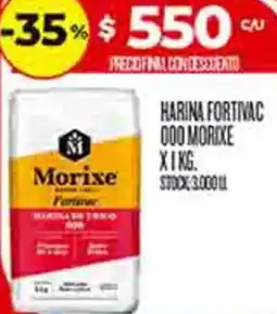 Supermercados DIA Morixe harina fortivac 000 oferta