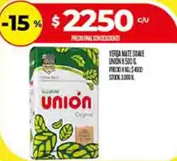 Supermercados DIA Union yerba mate oferta