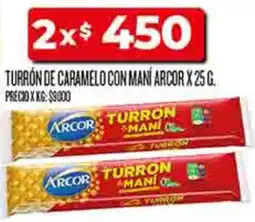 Supermercados DIA Arcor turron mani oferta