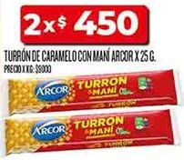 Supermercados DIA Arcor turron mani oferta
