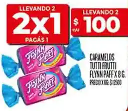 Supermercados DIA Flynn Paff tutti frutti oferta
