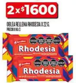 Supermercados DIA Rhodesia Oblea rellena oferta