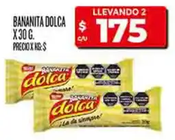 Supermercados DIA Dolca bananita oferta