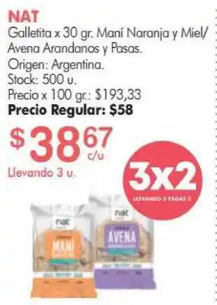 Simplicity Nat Galletita x 30gr oferta