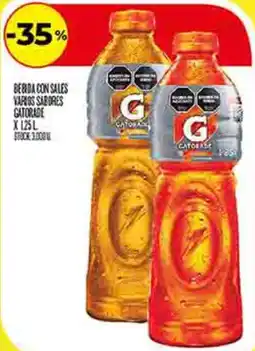Supermercados DIA Gatorade oferta
