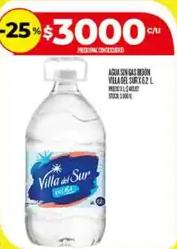 Supermercados DIA Villa del Sur agua sin gas oferta