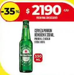 Supermercados DIA Heineken cerveza oferta