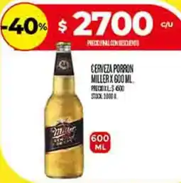 Supermercados DIA Miller cerveza oferta
