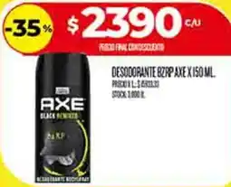 Supermercados DIA Axe desodorante oferta