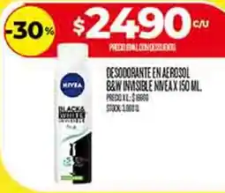 Supermercados DIA Nivea desodorante en aerosol oferta