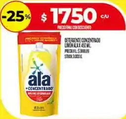 Supermercados DIA Ala detergente concentrado oferta