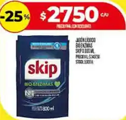 Supermercados DIA Skip jabon liquido oferta
