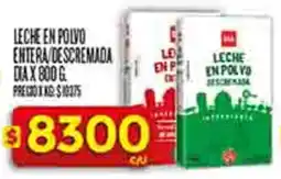 Supermercados DIA Dia leche en polvo oferta