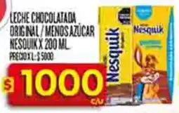 Supermercados DIA Nesquik leche chocolatada oferta
