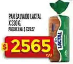 Supermercados DIA Lactal pan salvado oferta