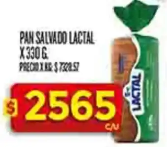 Supermercados DIA Lactal pan salvado oferta