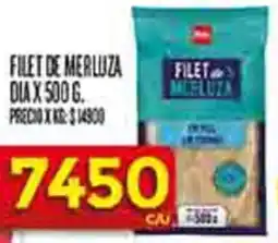 Supermercados DIA Dia filet de merluza oferta