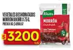 Supermercados DIA Knorr Morrón oferta