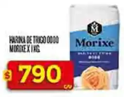 Supermercados DIA Morixe harina de trigo 0000 oferta