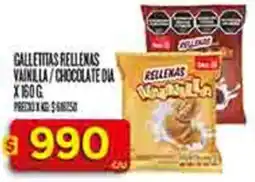 Supermercados DIA Dia galletitas rellenas oferta